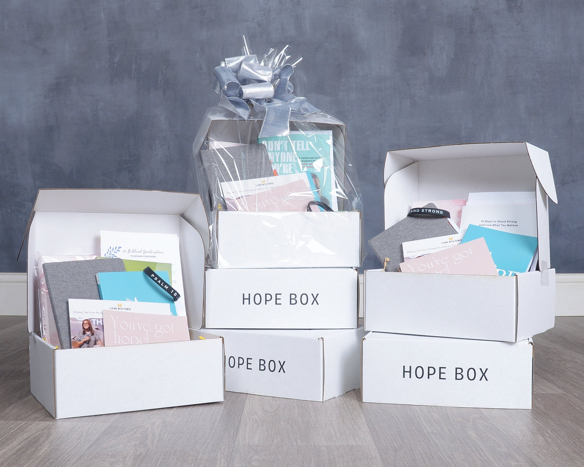 Hope Box Letters Hope Boxes – Living With Power Store