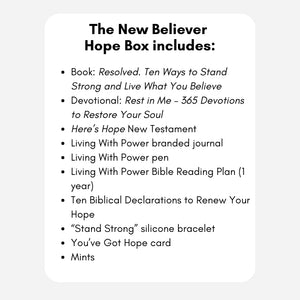 The New Believer Hope Box