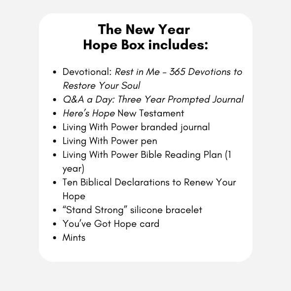 New Year Hope Box