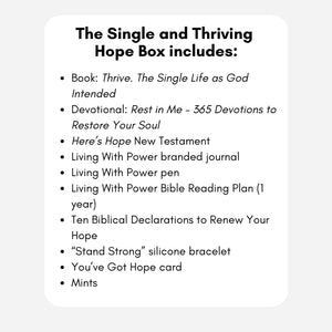 Single and Thriving Hope Box