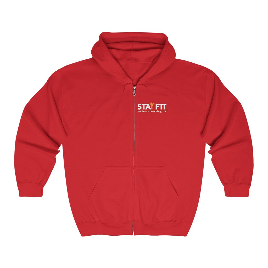 Stay Fit – Unisex Full Zip Hooded Sweatshirt