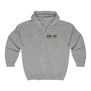 Stay Fit – Unisex Full Zip Hooded Sweatshirt